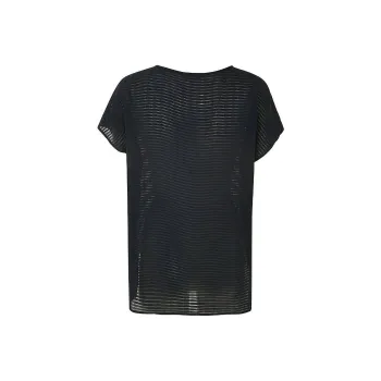 GIORGIO ARMANI Boat Neck Sheer Panelled Blouse