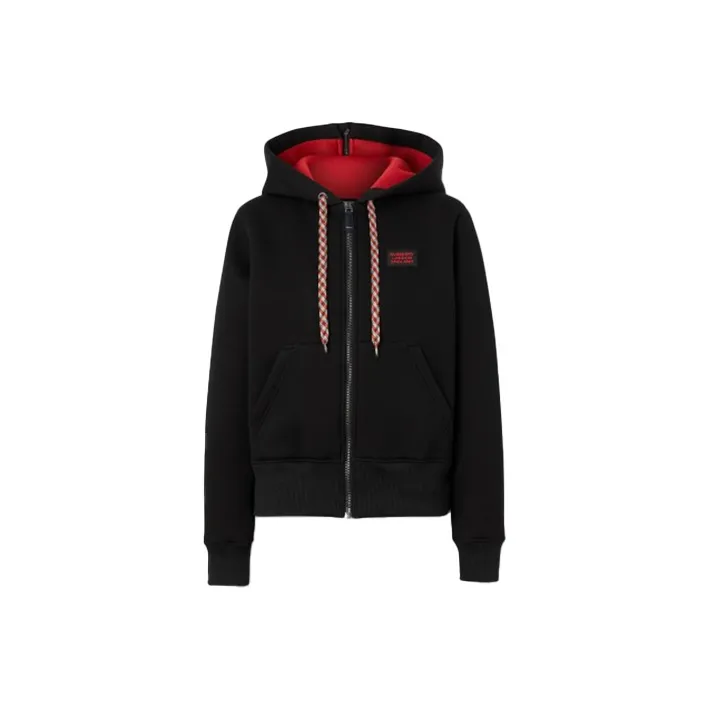 Burberry Sweatshirt Jacket Women's Black-0