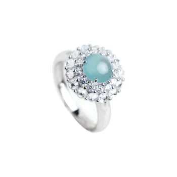 Clear Snow Ice Glutinous Rings Unisex