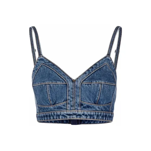 Alexander McQueen Camisoles Women's Blue