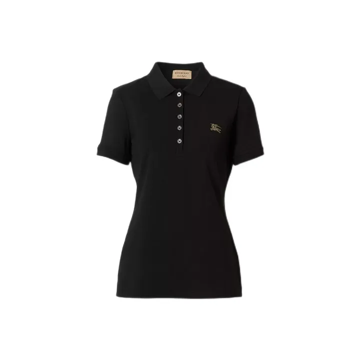 Burberry Polo Shirt Women's Black-0