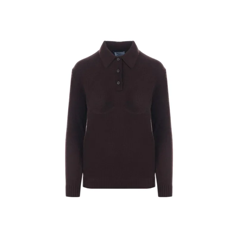 PRADA Polo Shirts Women's Brown-0