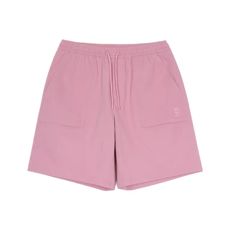 MLB Basic Boston Red Sox Casual Shorts Unisex Hemp Pink-0