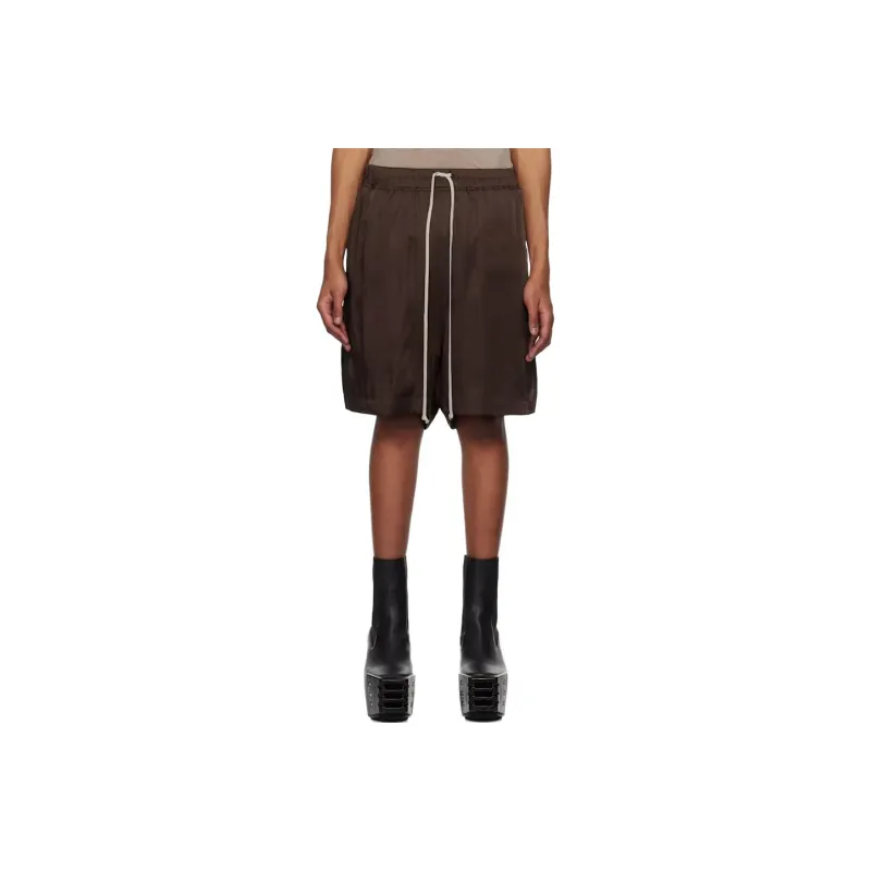 RICK OWENS Drawstring Boxer Shorts-0