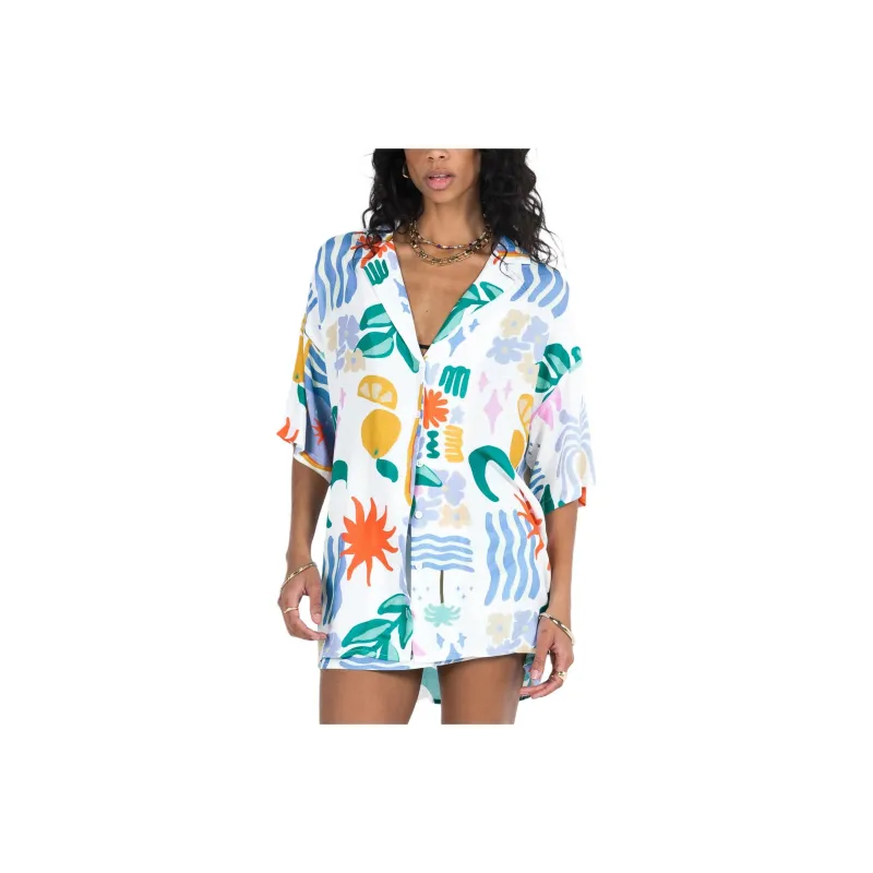 PRINCESS POLLY CARALIIA SHIRT Shirt Women's BIUE/Blue-0