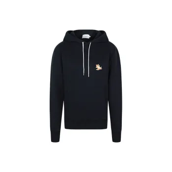 Maison Kitsune Chillax Fox Patch Classic Hoodie Black