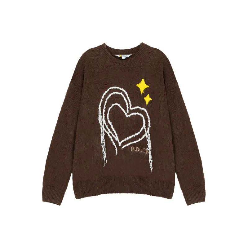 B.Duck Sweaters Women's Coffee-0