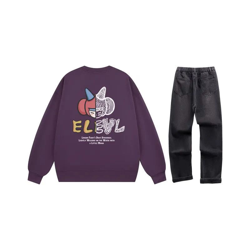 LEVEL Sweatshirt Sets Unisex-8