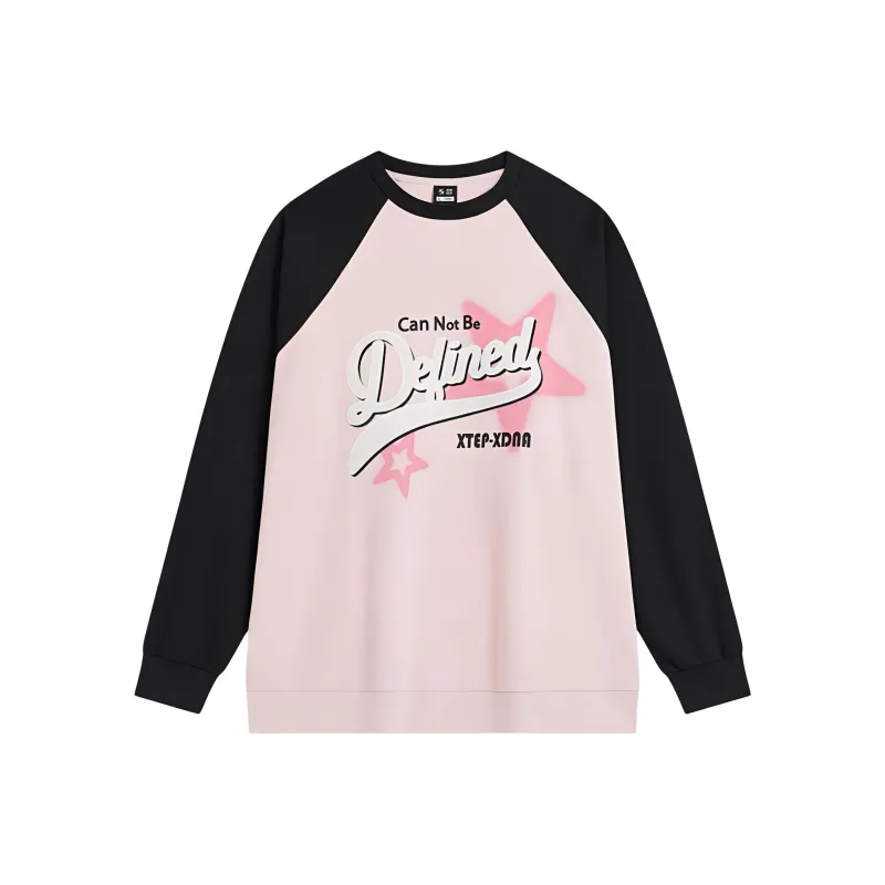 XTEP Sweatshirt Women's Moon Pink/Jet Black-0