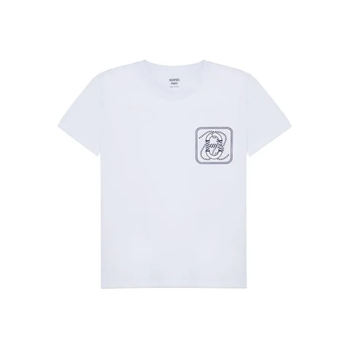HERMES SS23 Regular T Shirt Women's White-0