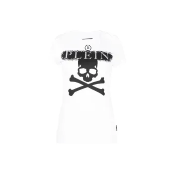 PHILIPP PLEIN Skull print Short sleeve T shirt