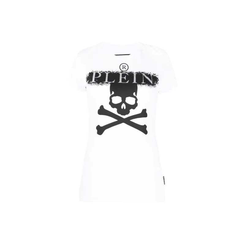 PHILIPP PLEIN Skull print Short sleeve T shirt-0