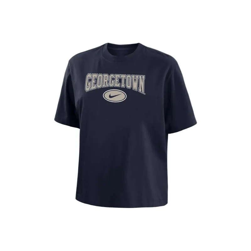 Nike Georgetown Women's Nike College Boxy T Shirt-0