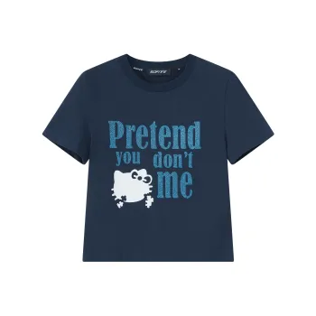 Sofitte Regular T Shirt Women's Navy Blue