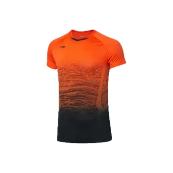 LiNing Badminton Clothing Men's Orange Red
