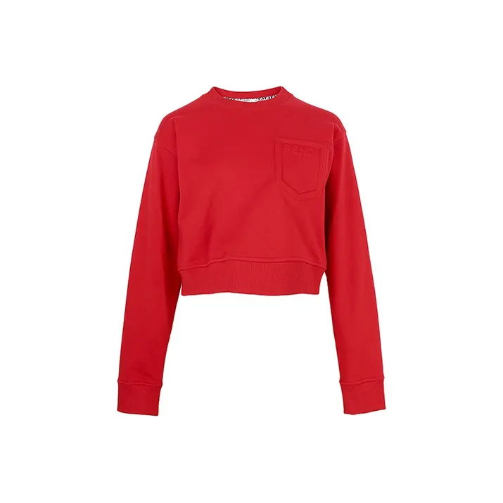 FENDI Sweatshirts Women's Red-0