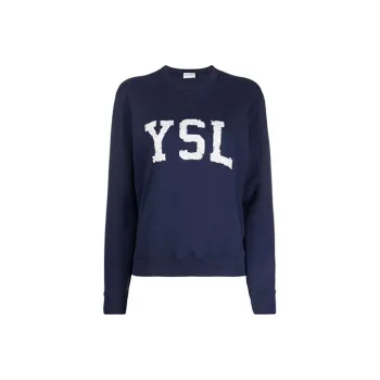 SAINT LAURENT Sweatshirts Women's Blue