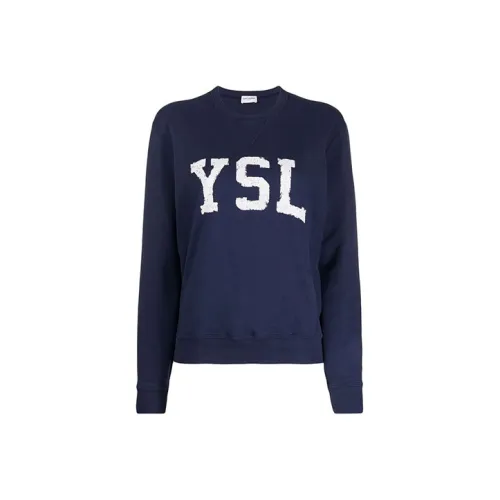 SAINT LAURENT Sweatshirts Women's Blue