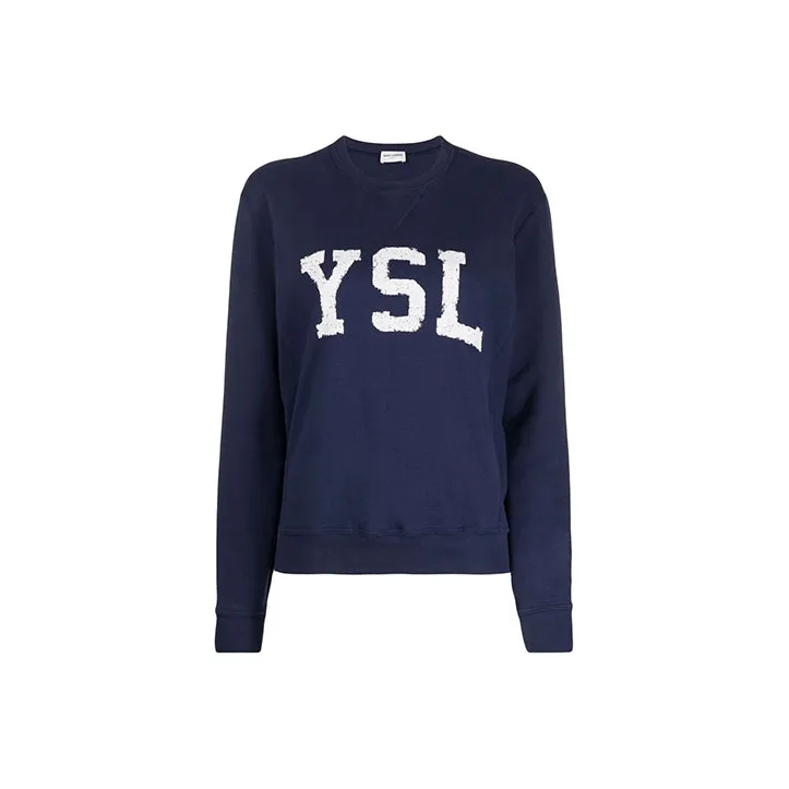 SAINT LAURENT Sweatshirts Women's Blue-0