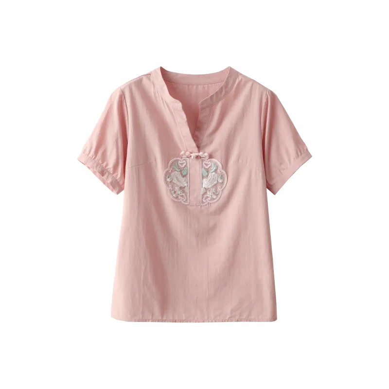 Huagaa Shirts Women's Pink-0