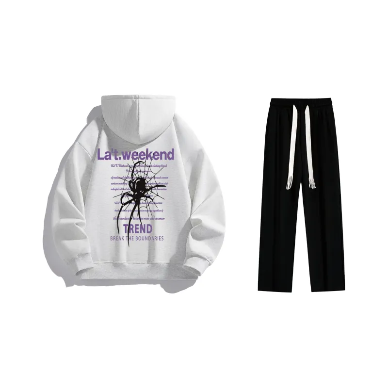 LA'T.WEEKEND Sweatshirt Set Unisex-26