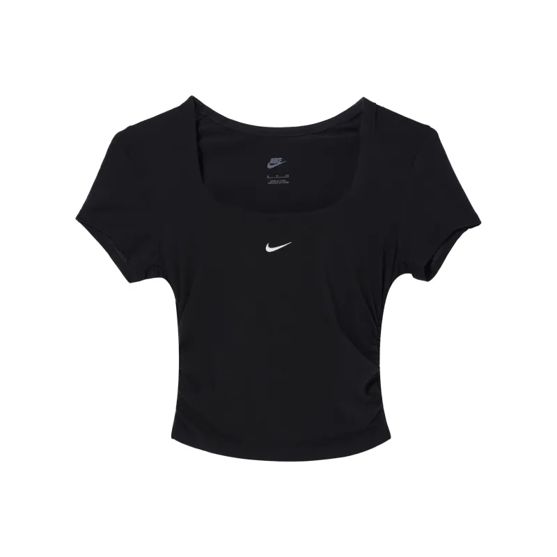 Nike Sportswear Chill Knit Women's Short-Sleeve T-shirt Black-0