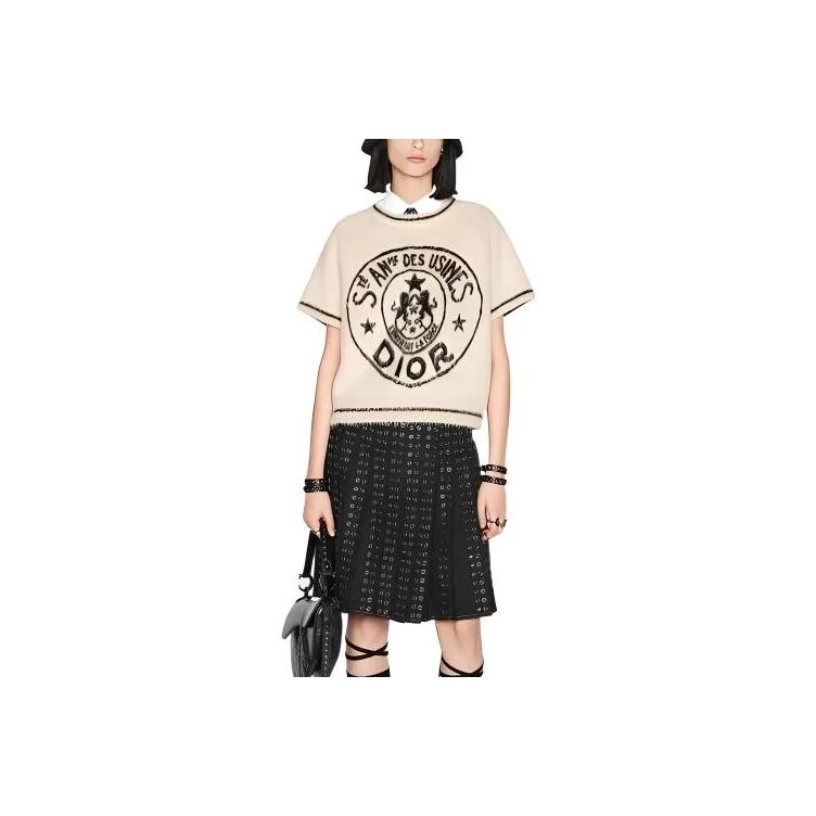 DIOR FW22 Cashmere Sweater Women's Ecru-0