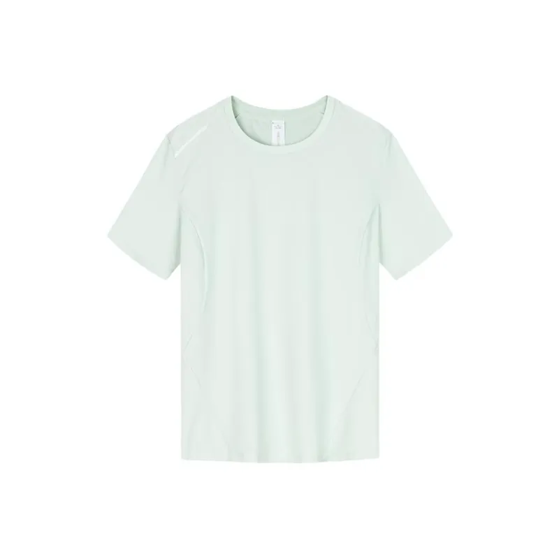 Anta Drop Shoulder Sleeve T Shirt Women's Meng Green Jade-0