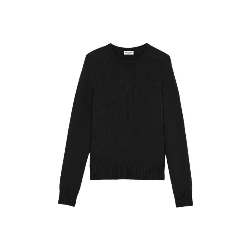 SAINT LAURENT Cashmere Sweaters Women's Black