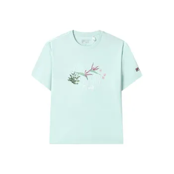 FILA Regular T Shirt Women's Sky Lake Green