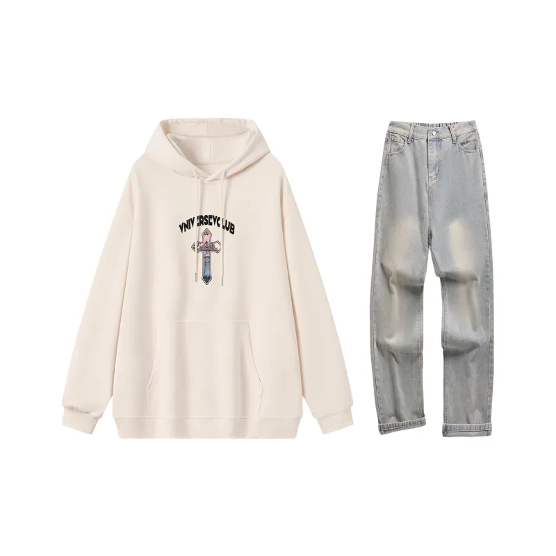 VniVerseVClub Sweatshirt Set Unisex-22