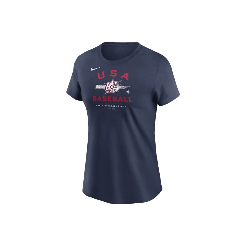Nike T-Shirts Women's Navy Blue-0