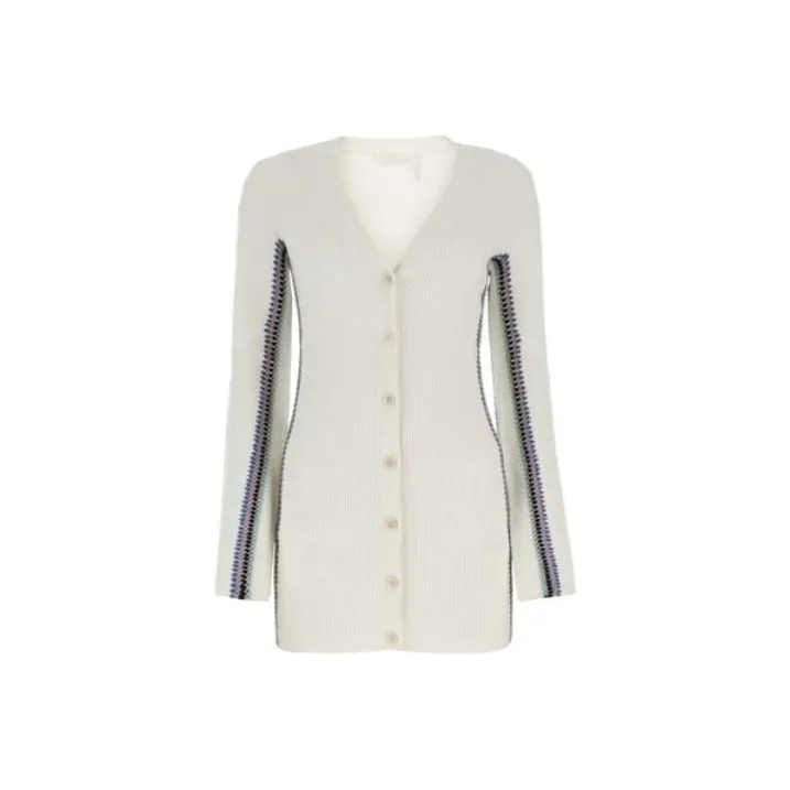 Chloé Long Sleeved Knitted Cardigan-0