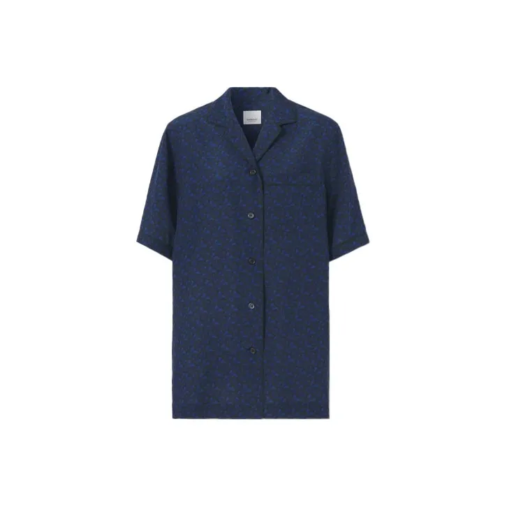 Burberry Shirts Women's Dark Royal Blue-0