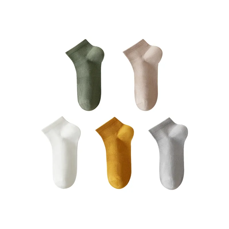 H YXIANG Ankle Socks Men's 5 Pack-8