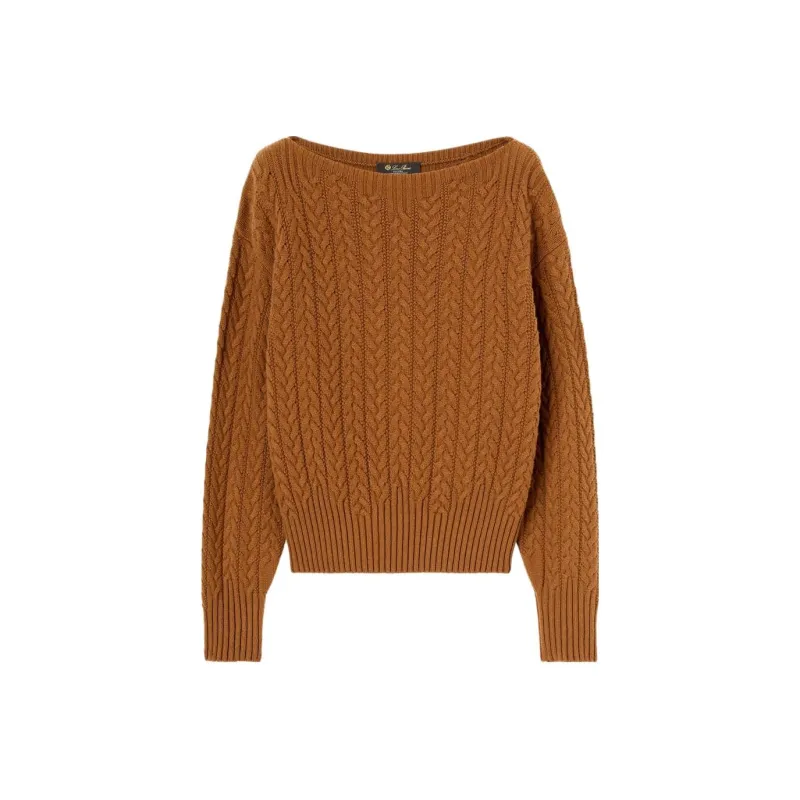 Loro Piana FW23 Sweater Women's Dark Camel-0