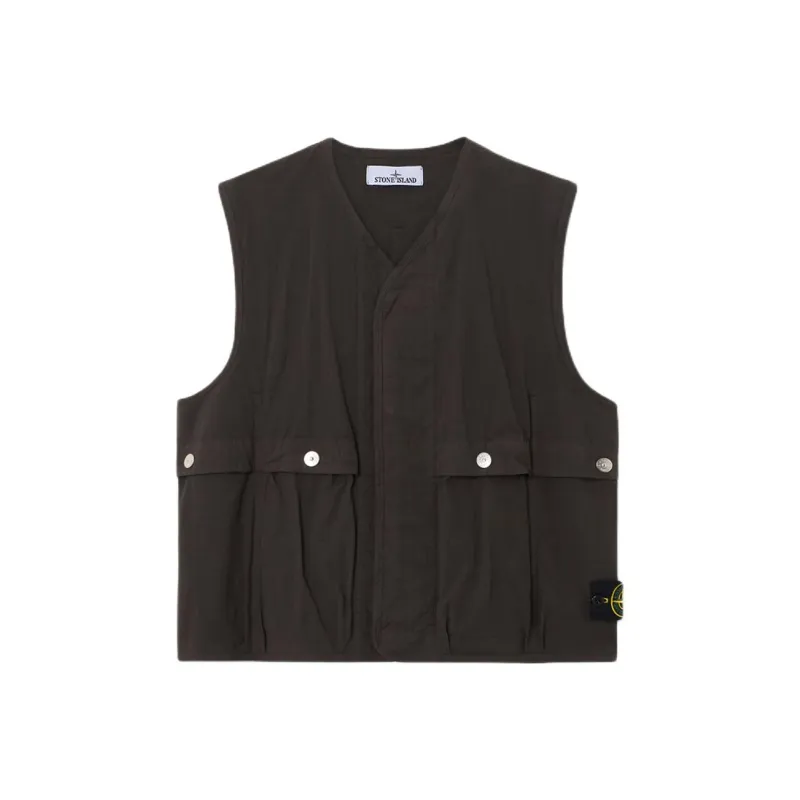 STONE ISLAND Compass badge Gilet-0