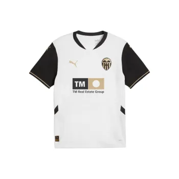 PUMA Valencia CFHome Soccer Jersey Men's White