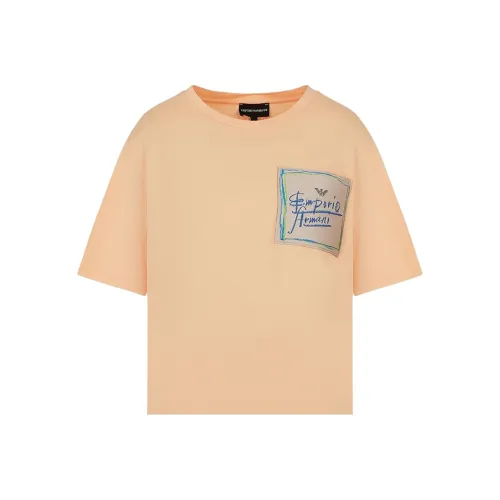 EMPORIO ARMANI T Shirt Women's Muskmelon Yellow