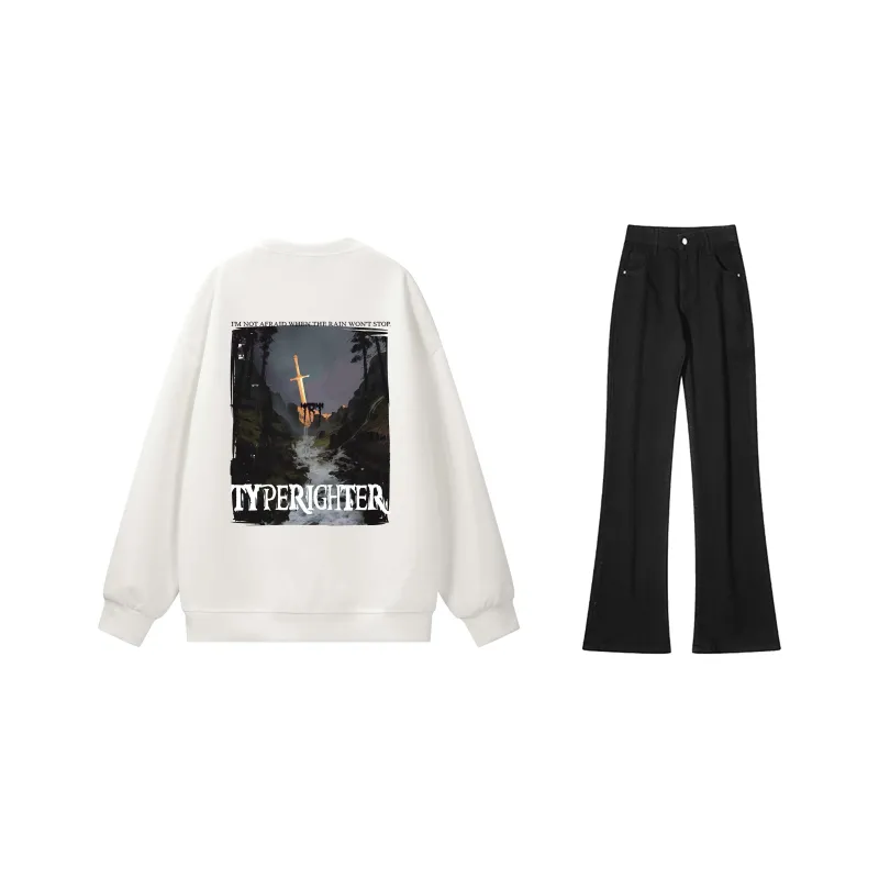 TYPERIGHTER Sweatshirt Set Unisex-15