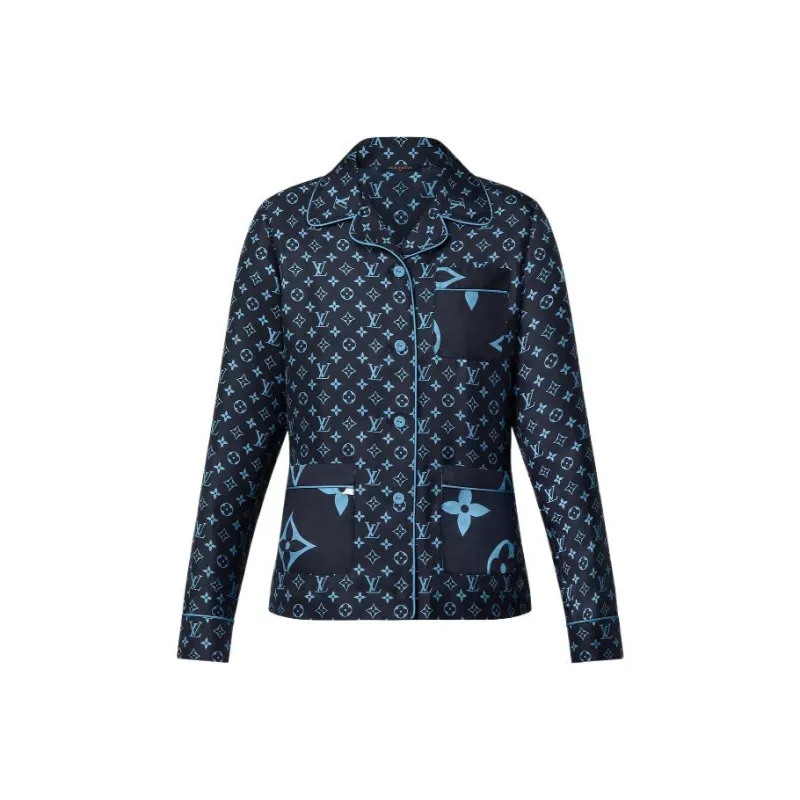 LOUIS VUITTON FW22 Shirt Women's Blue-0