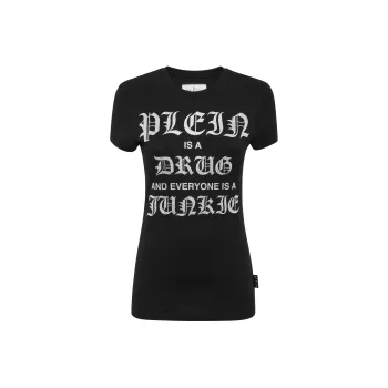 PHILIPP PLEIN Sexy Pure Cotton T shirt