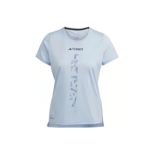 Adidas T Shirts Women's Light Pink Blue
