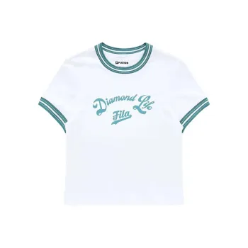 FILA FUSION BASEBALL Series T Shirts Women's Standard White