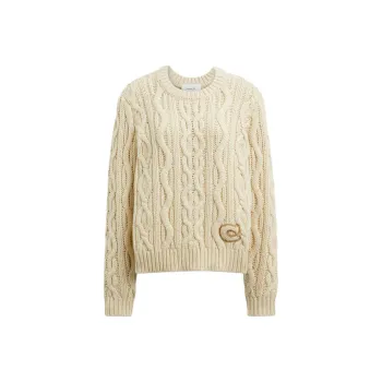 COACH FW24 Sweater Women's Cream