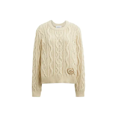COACH FW24 Sweater Women's Cream