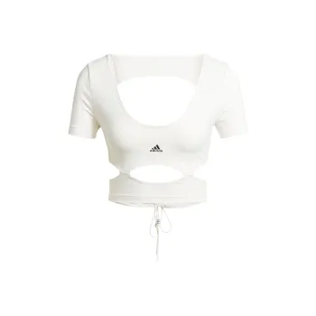 Adidas X Rui Zhou Cut Out Detailed T Shirt