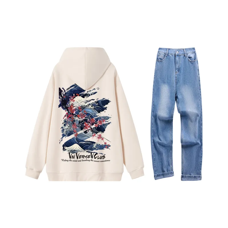 VniVerseVClub Sweatshirt Set Unisex-18