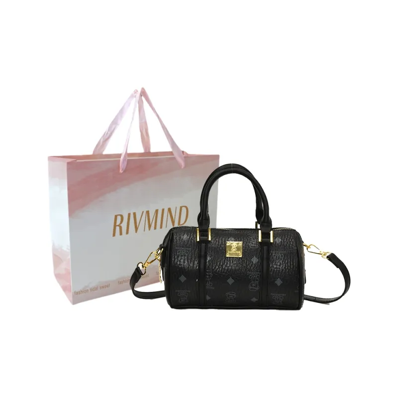 RIVMIND PU Handbag Women's Beige/Pink/Brown/Black-15