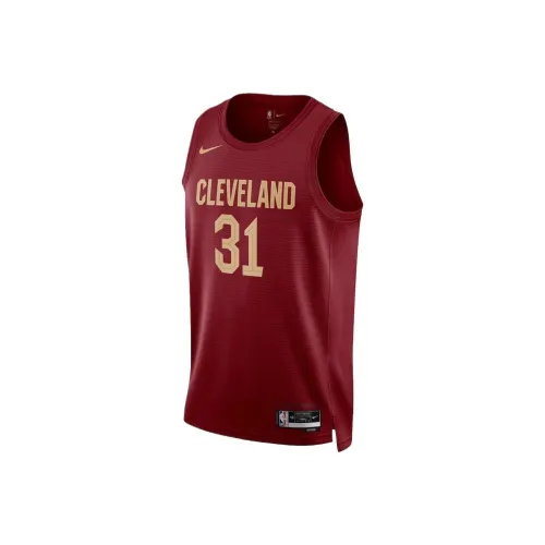 NBA Cleveland Cavaliers Nike Icon Swingman Jarrett Allen Basketball Jerseys Unisex Chestnut